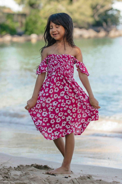 Girls' Hollie Dress in Bali Isle Berry