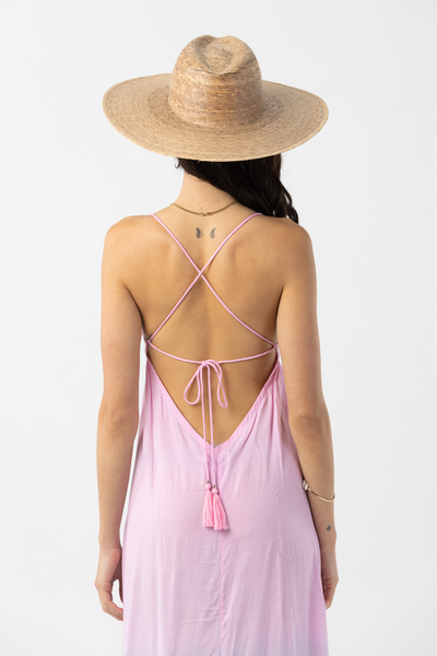 Day Dream Maxi Dress in Pink Aqua Ombre