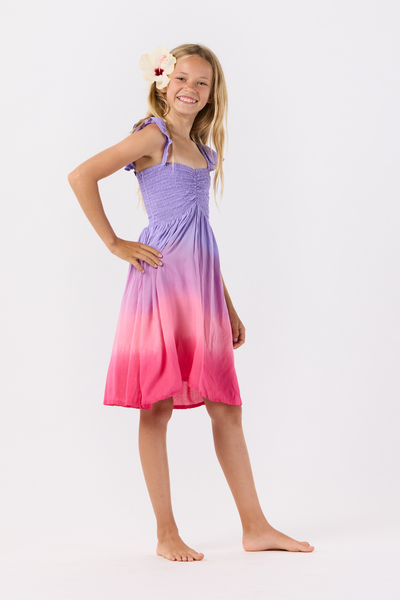 Kids Hollie Dress: Lavender Pink