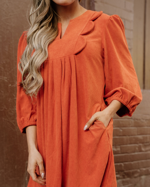 corduroy pleated mini dress AE Pleated Corduroy Mini Dress