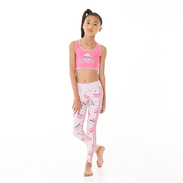 Cupcake Leggings for Girls, Tweens & Teens