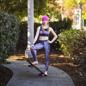 Frenchie Punk Leggings for Girls, Tweens & Teens