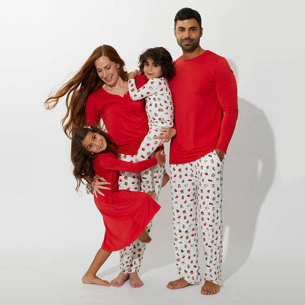 Christmas Cookies Luxuriously Soft Bamboo PJ Set for Men, Women & Kids