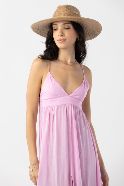 Day Dream Maxi Dress in Pink Aqua Ombre