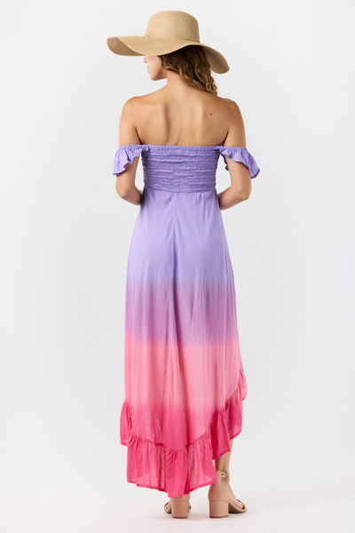 Brooklyn Maxi Dress in Lavender Pink