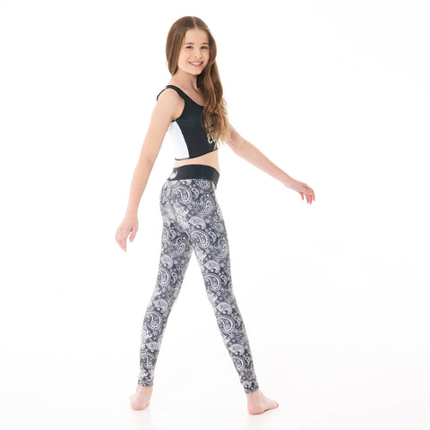 Paisley Leggings for Girls, Tweens & Teens