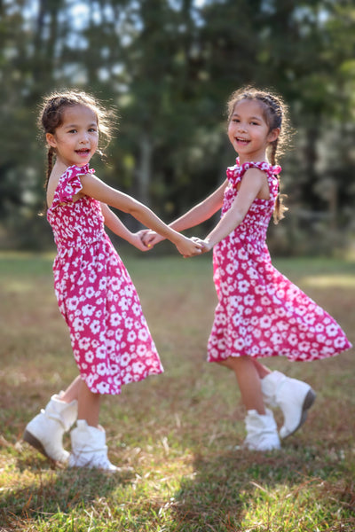 Girls' Hollie Dress in Bali Isle Berry