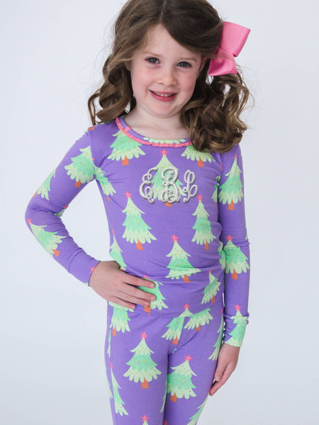 SoftSnooze™ Bamboo Viscose Twinkling Trees Pajama for Men, Women, Kids & Babies