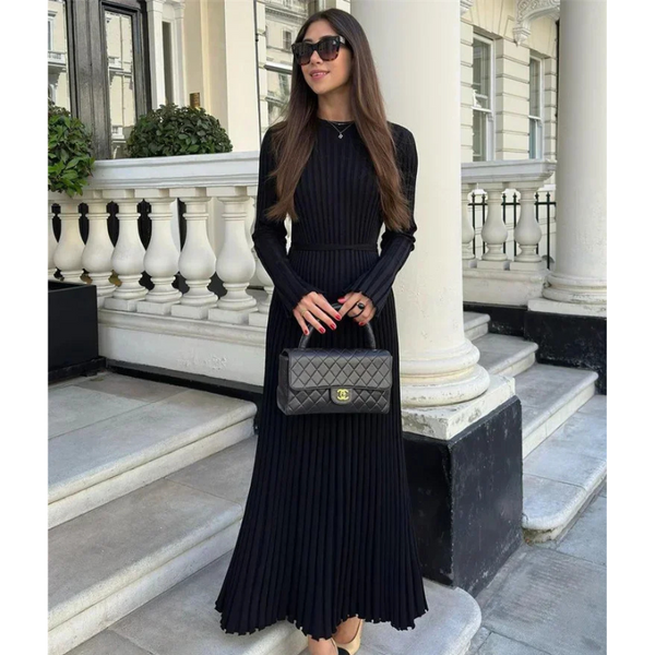 Easy Breezy Ribbed Knit Sweater Maxi Dress for Women & Teens