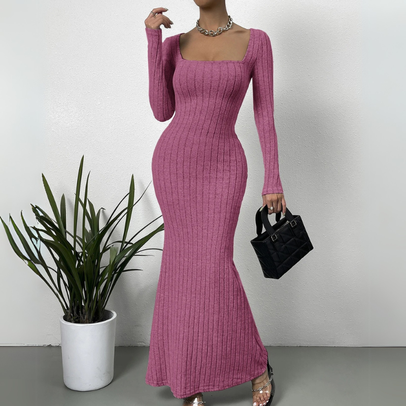 slim fit dress slacks Striped Rib Dress main image 1