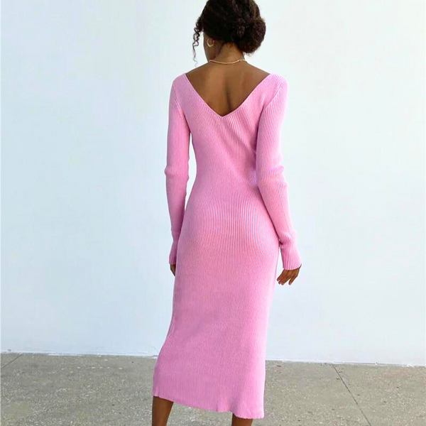 The Eve Ribbed Knit Sweater Dress for Women & Teens