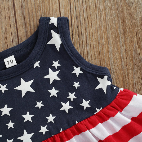 Star Spangled Top & Bloomers for Baby & Toddler Girls