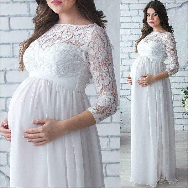 The Cora Lace Maternity Dress
