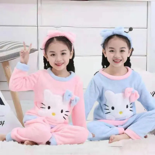 Hello Kitty 3-Piece Fleece PJ Set for Girls