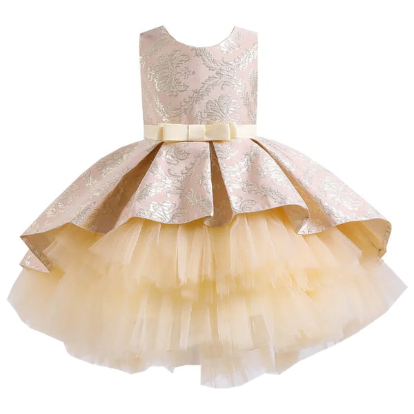 The Kyler Brocade Tulle Party Dress