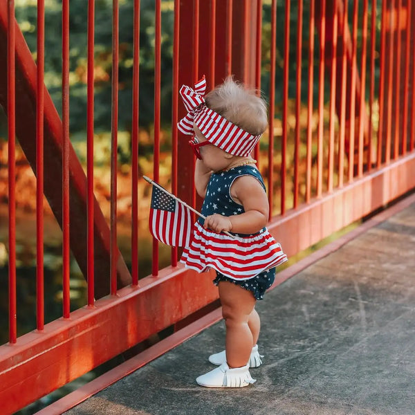 Star Spangled Top & Bloomers for Baby & Toddler Girls