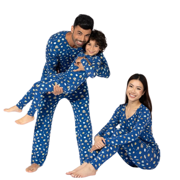 Hanukkah Cookies Luxuriously Soft Bamboo PJ Set for Men, Women, Kids & Babies