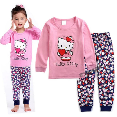 Hello Kitty Heart PJs for Little Girls