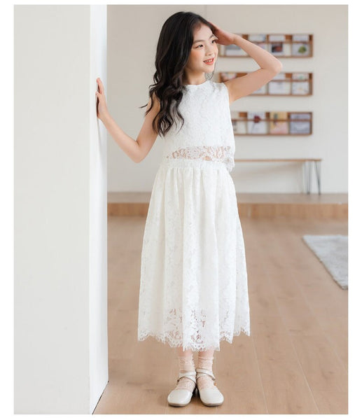The Mylie Lace Top & Skirt Set