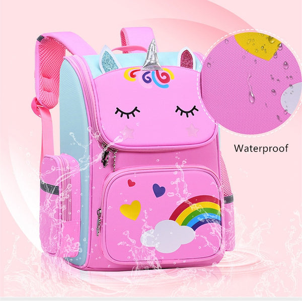 Rainbow Unicorn Backpack Set