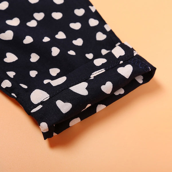 The Alissa Heart Polka -Dot Jumpsuit for Little Girls