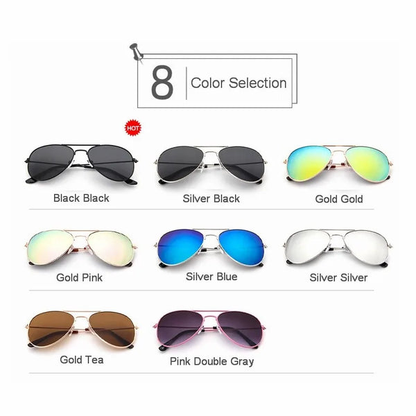 Vashti Classic Aviator Sunglasses for Little Girls