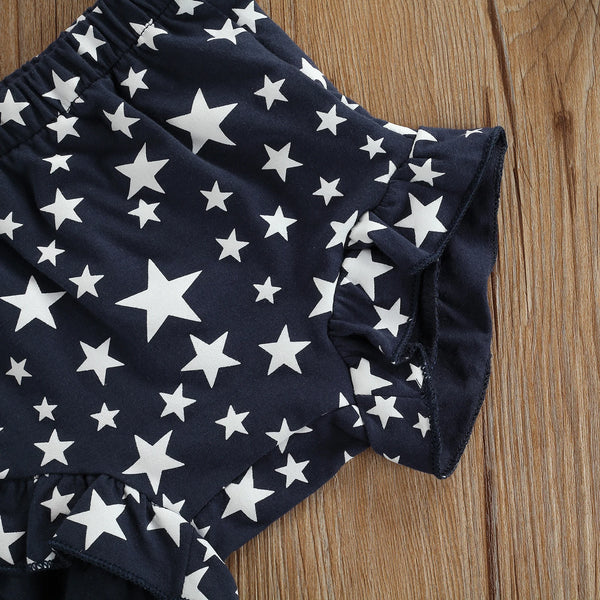 Star Spangled Top & Bloomers for Baby & Toddler Girls