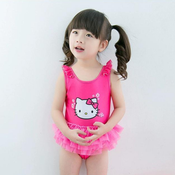 Hello Kitty Tutu Bathing Suit for Little Girls