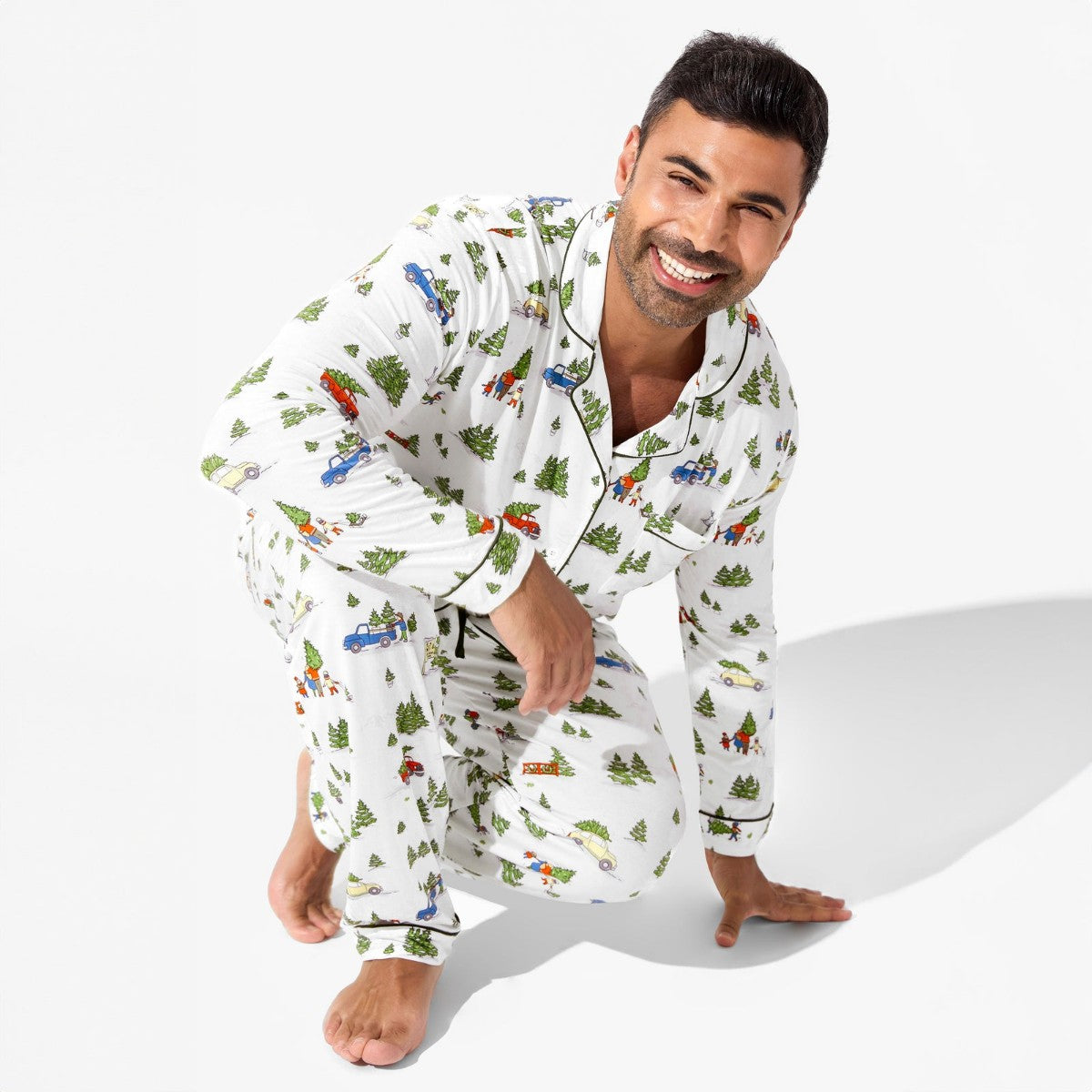 Christmas Tree Farm Soft Bamboo PJ Set for Men, Women, Kids & Babies
