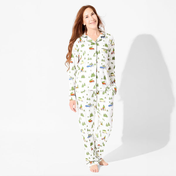 Christmas Tree Farm Soft Bamboo PJ Set for Men, Women, Kids & Babies