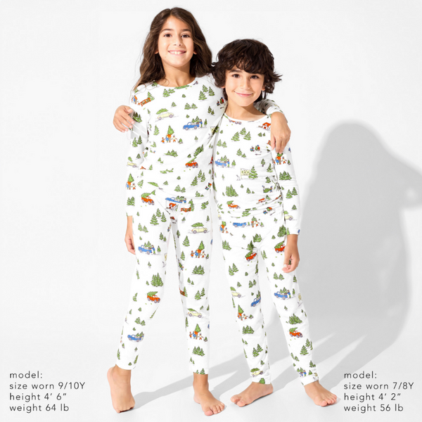 Christmas Tree Farm Soft Bamboo PJ Set for Men, Women, Kids & Babies