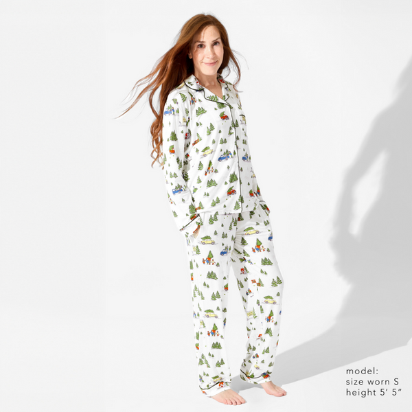 Christmas Tree Farm Soft Bamboo PJ Set for Men, Women, Kids & Babies