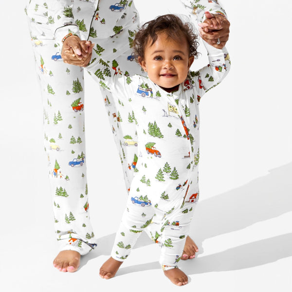 Christmas Tree Farm Soft Bamboo PJ Set for Men, Women, Kids & Babies