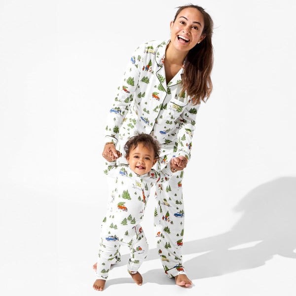 Christmas Tree Farm Soft Bamboo PJ Set for Men, Women, Kids & Babies