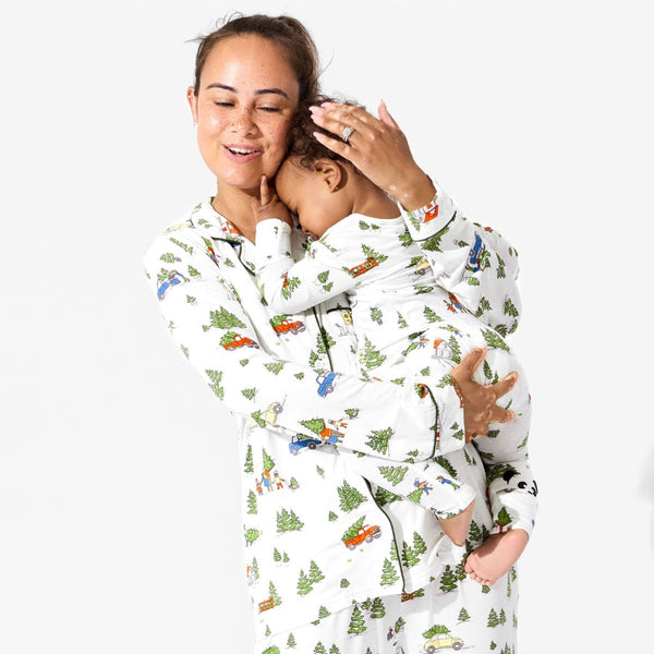 Christmas Tree Farm Soft Bamboo PJ Set for Men, Women, Kids & Babies
