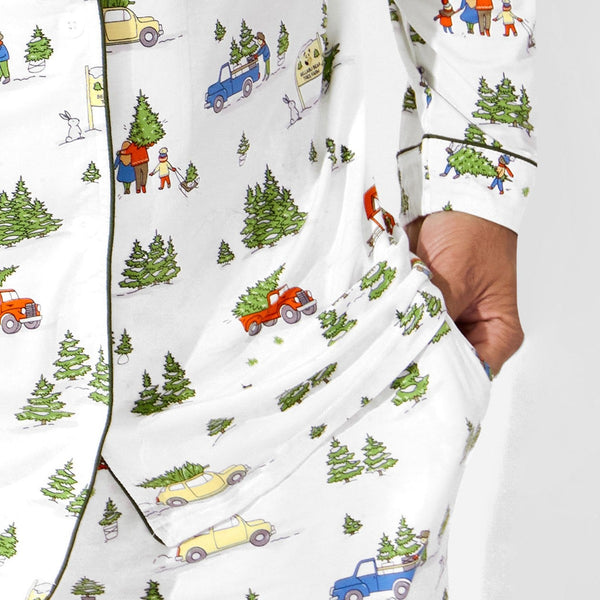 Christmas Tree Farm Soft Bamboo PJ Set for Men, Women, Kids & Babies