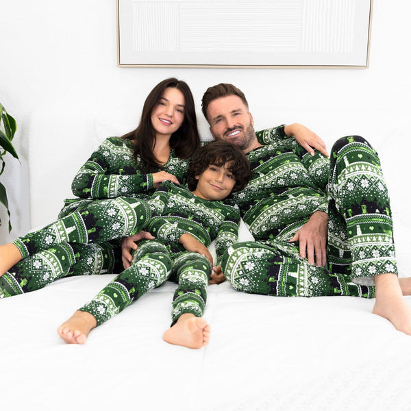 Minecraft Creeper Holiday Luxuriously Soft Bamboo PJ Set for Men, Women, Kids & Babies
