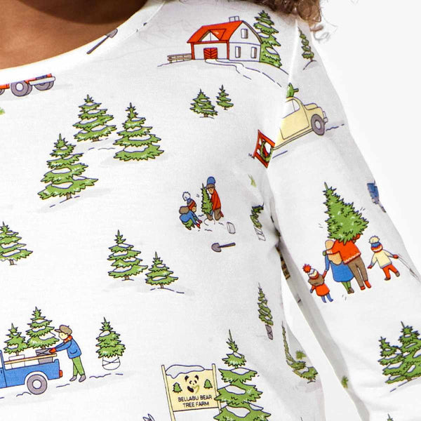 Christmas Tree Farm Soft Bamboo PJ Set for Men, Women, Kids & Babies