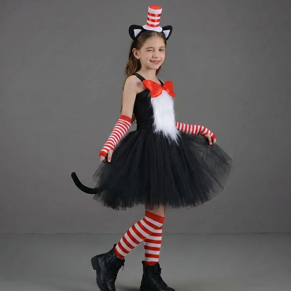 Girls Cat in The Hat™ Tutu Dress Costume Set