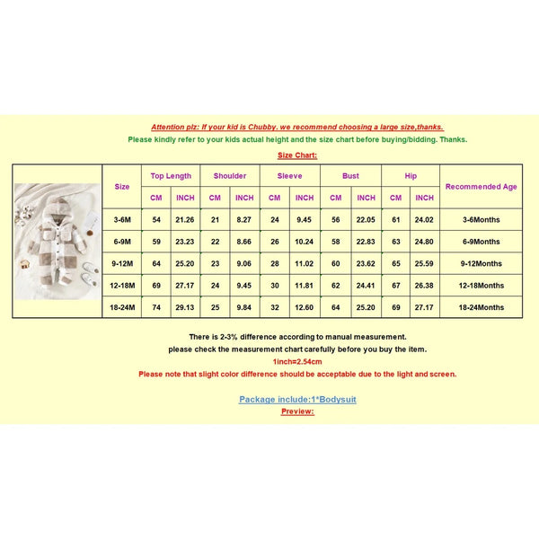 Iris Cozy Hooded Plaid Romper Jumpsuit for Baby Girl