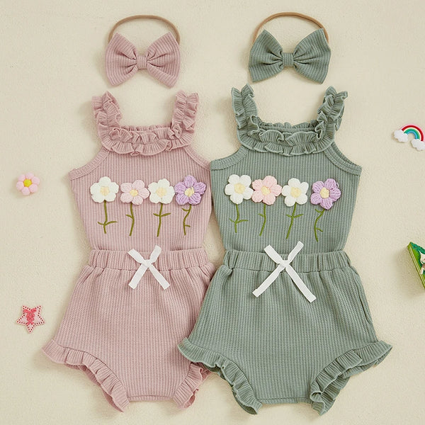All in Bloom Outfit for Baby Girl