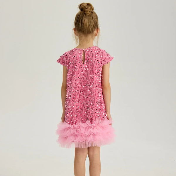 Cristabella Sequin Party Dress for Toddler & Little Girls