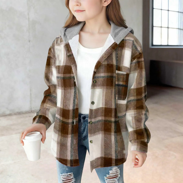 Maya Hooded Shacket for Girls & Teens