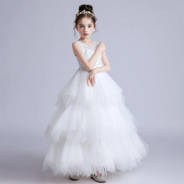 The Blossom Layered Special Occasion Dress for Girls