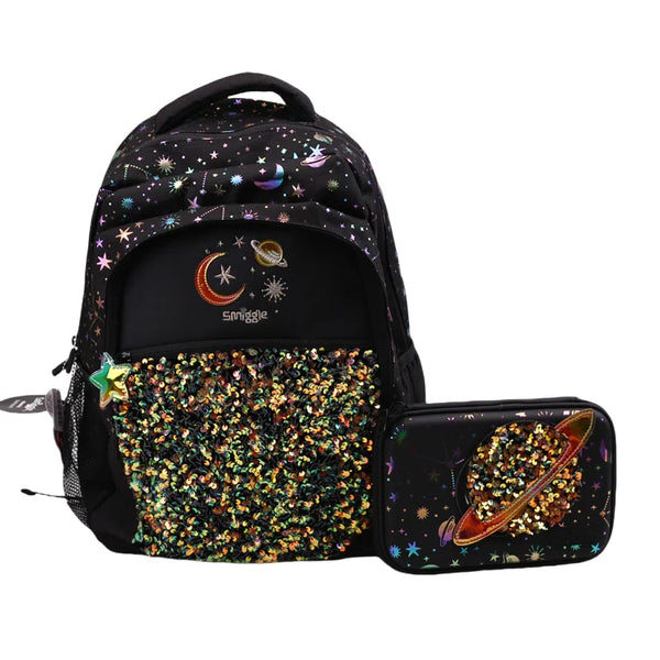 Smiggle® Cosmic Sparkles Large Capacity Backpack & Accessories