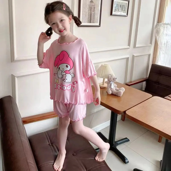 My Melody Super Soft Knit Shorts & Top PJ/Lounge Set for Girls