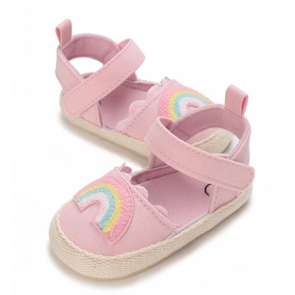 Rainbow Babe Sandal for Baby Girls