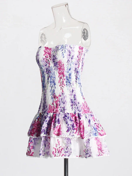 Lilac Bunches Party Dress