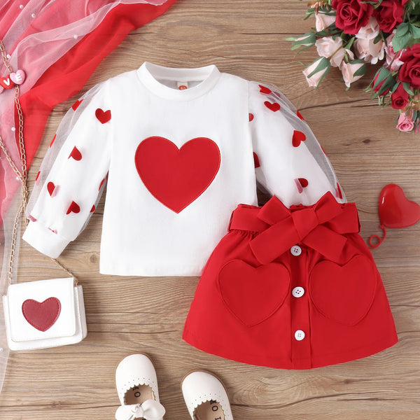 The Bella Heart Outfit Set