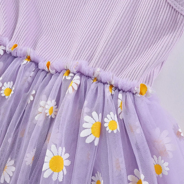Pretty Daisies Tulle Twirl Dress for Baby & Little Girls